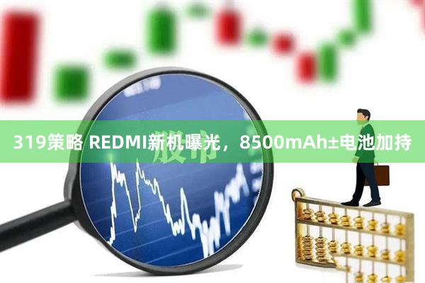 319策略 REDMI新机曝光，8500mAh±电池加持