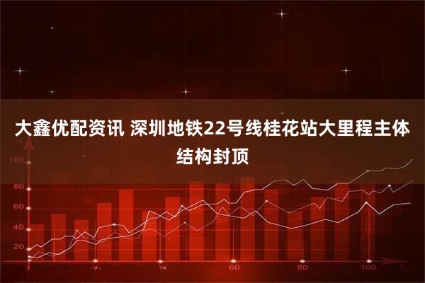 大鑫优配资讯 深圳地铁22号线桂花站大里程主体结构封顶
